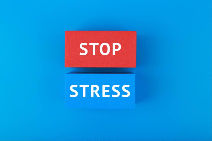 A graphic for stress awareness